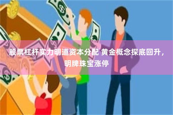 股票杠杆实力明道资本分配 黄金概念探底回升，明牌珠宝涨停